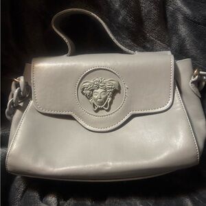 Grey Medusa Handbag